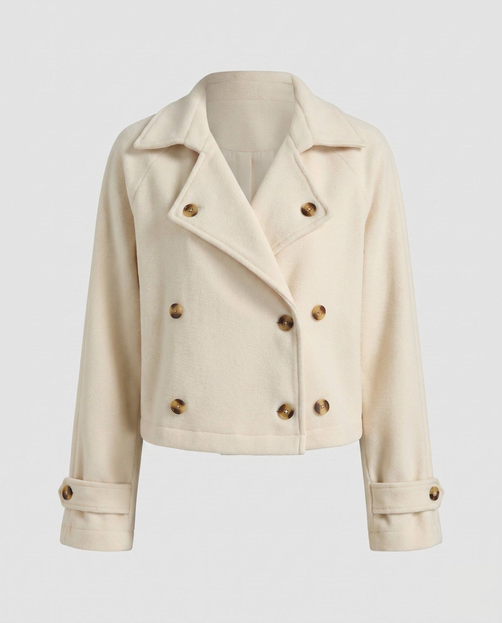 Women’s long sleeve jacket with double button placket and softly padded lining - Chichicherry