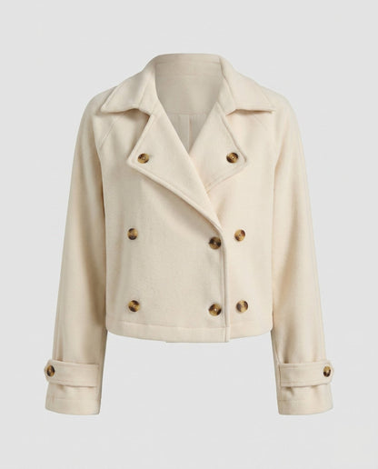 Women’s long sleeve jacket with double button placket and softly padded lining - Chichicherry