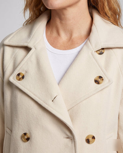 Women’s long sleeve jacket with double button placket and softly padded lining - Chichicherry