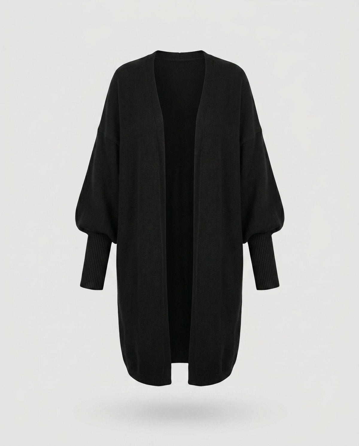 Women's Plus Size Cardigan with Soft Material and Casual Cut - Chichicherry