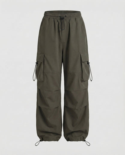 Women's Utility Street Pants with Patch Pockets - Black colorway
