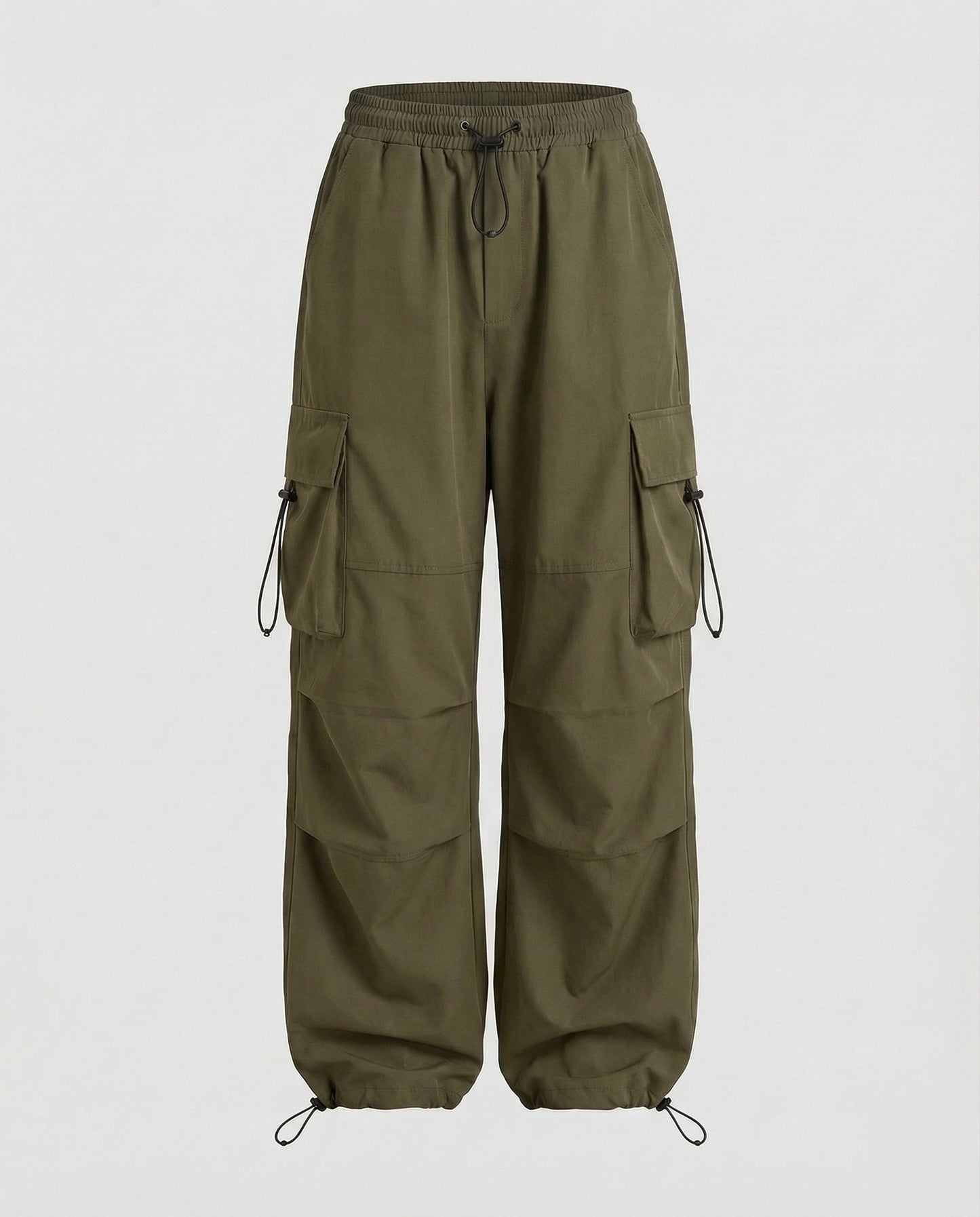 Women's Utility Street Pants with Patch Pockets - Olive Green colorway