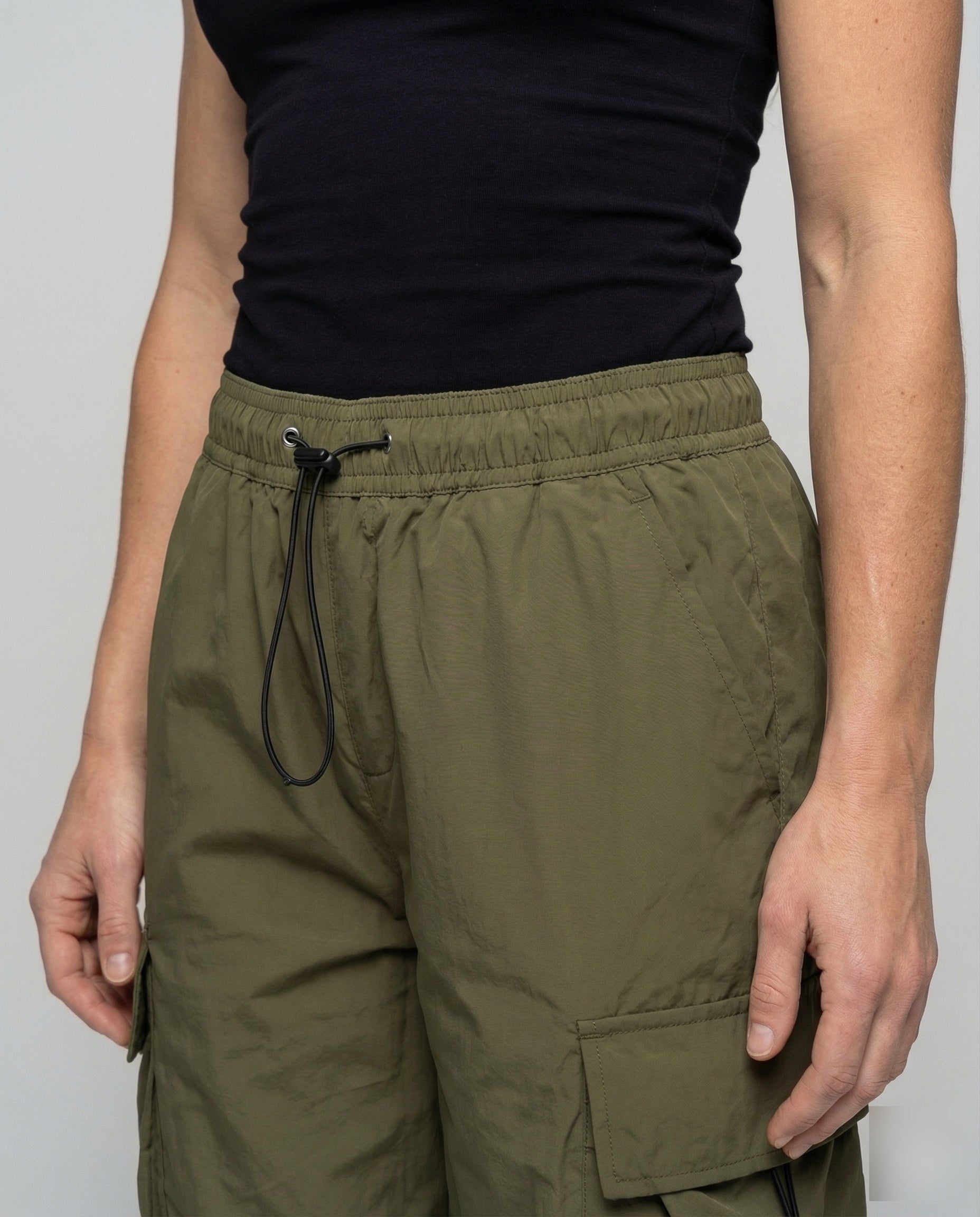 Women's Utility Street Pants with Patch Pockets - close-up detail