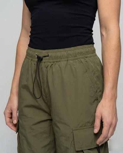 Women's Utility Street Pants with Patch Pockets - close-up detail