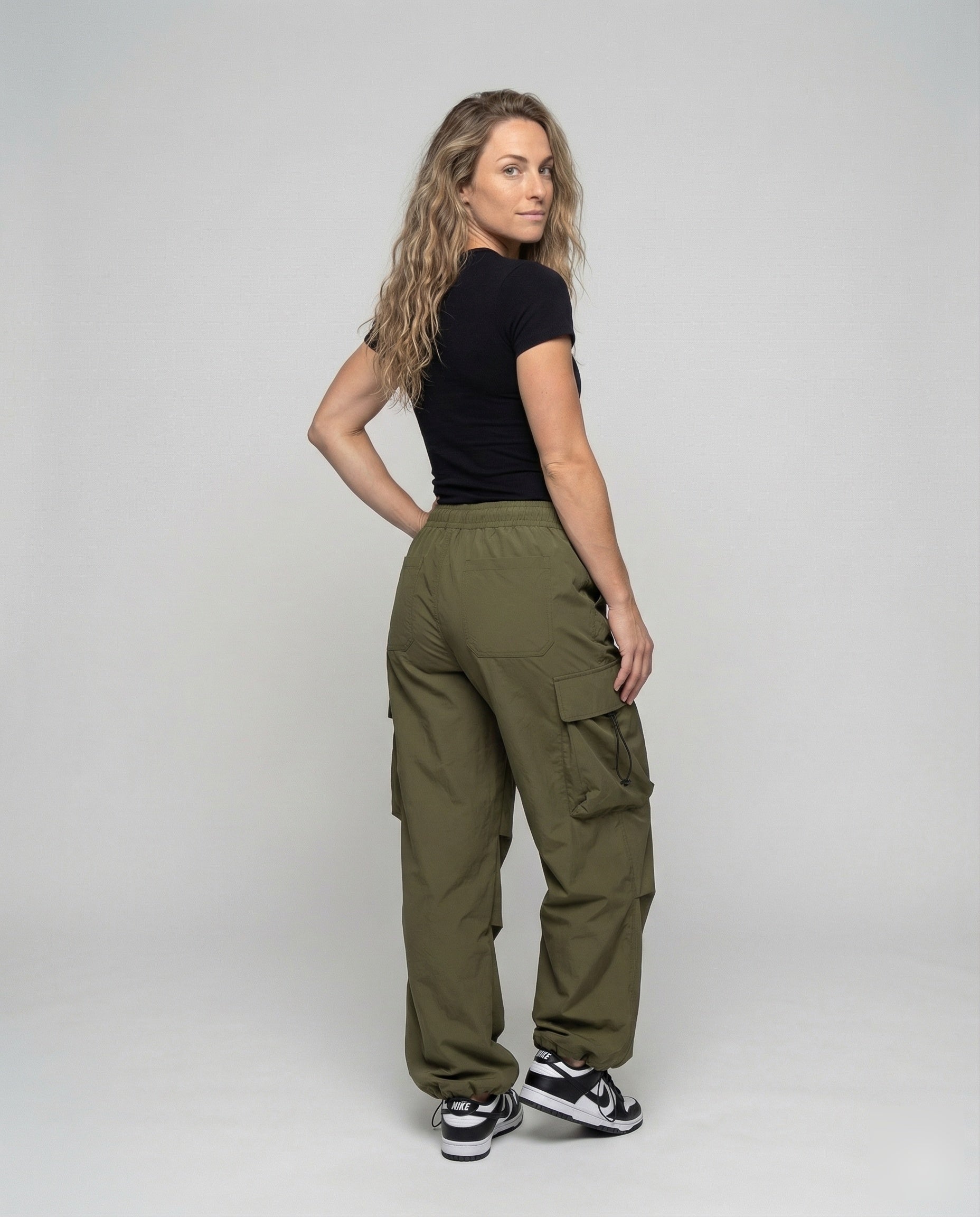 Women's Utility Street Pants with Patch Pockets - back view