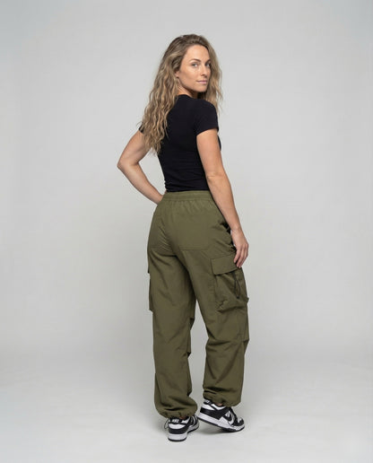 Women's Utility Street Pants with Patch Pockets - back view