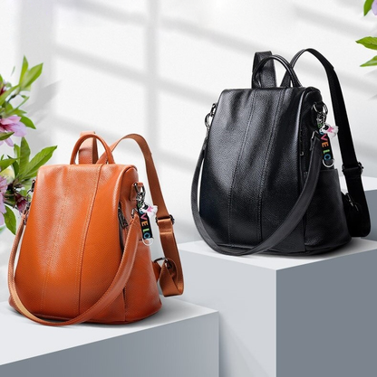 EVA-US | Anti-Theft Leather Backpack